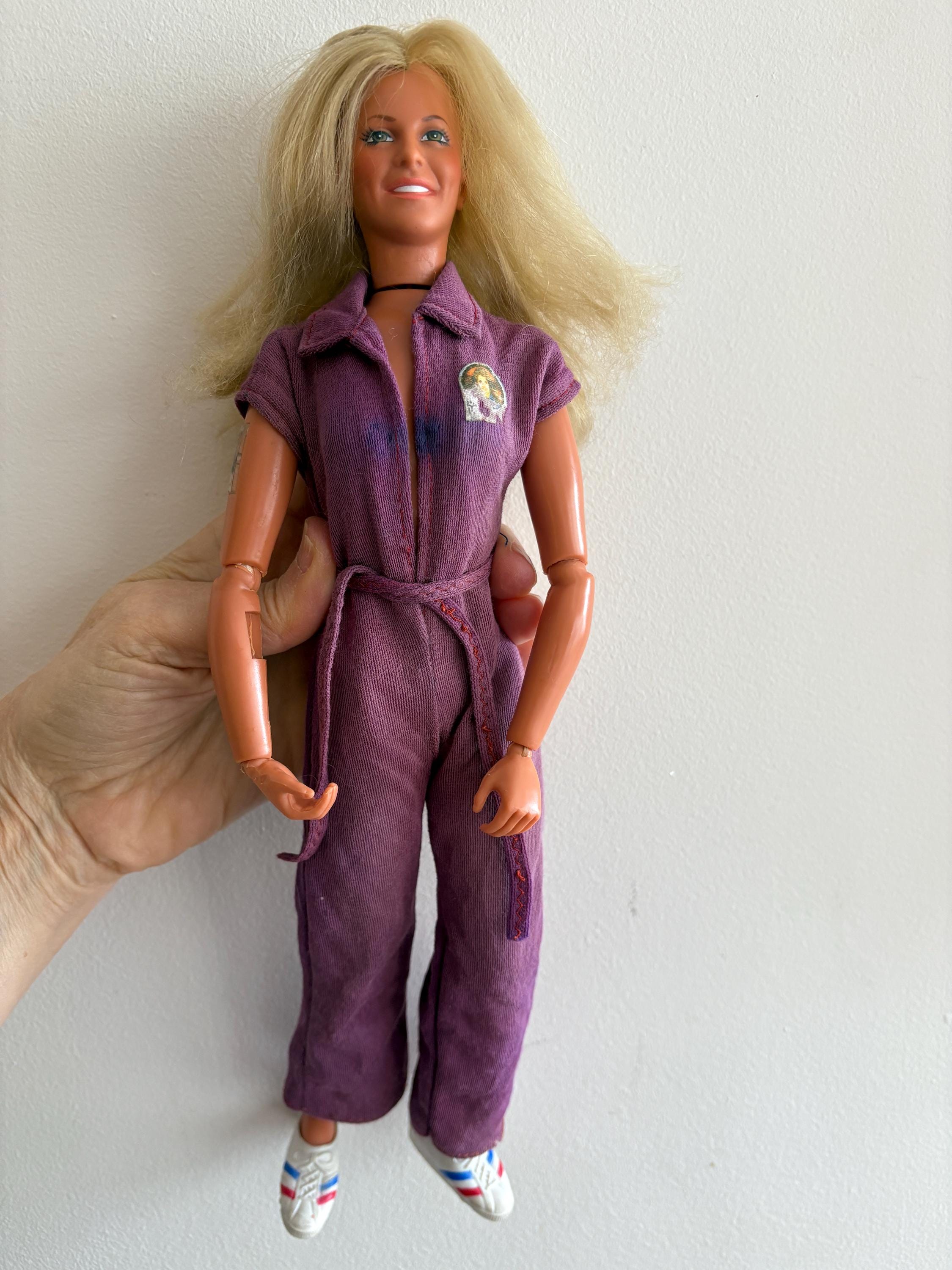Vintage Bionic Woman Doll, First Version, Kenner, Action Figure