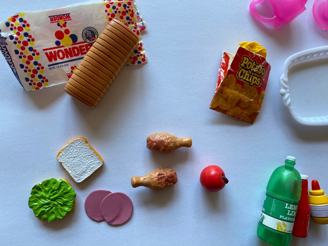 Vintage Doll Accessories Barbie Size Doll Food - Etsy