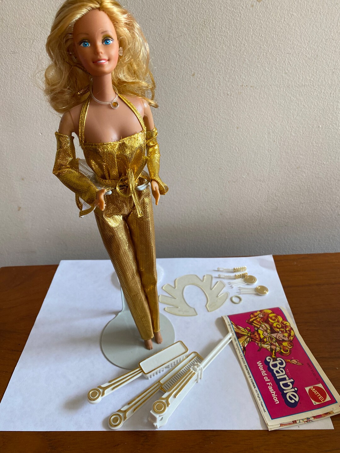 Muñeca Barbie vintage 1980 Mattel Golden Dream 1874 México