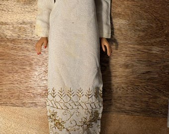 Vintage Barbie Formal Occasion #1697 White Dress