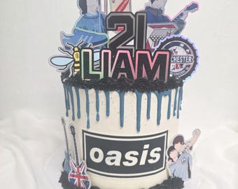 Oasis Personailsed Cake Topper Set [13 PIECE]