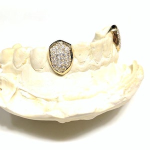 14K, 10K guldtändergrill, specialdesignad