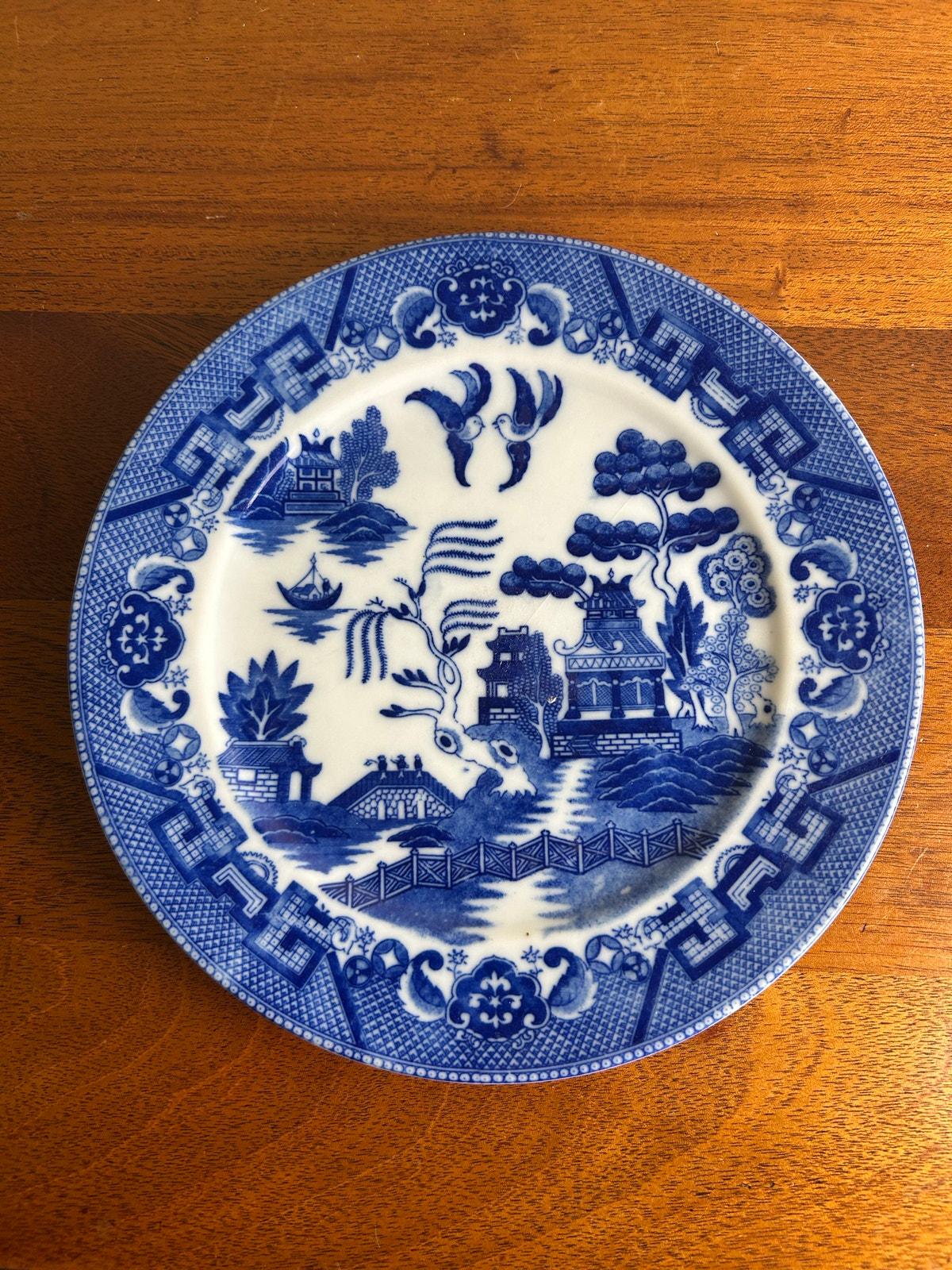 Japan Blue Willow Plate - Etsy