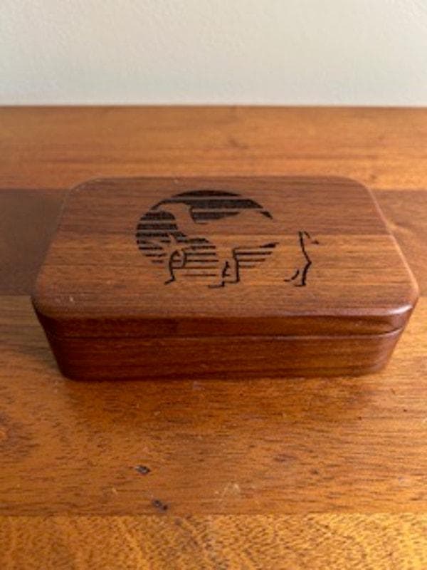 Wooden Camel Cigarette Box