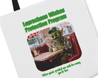 Funny Leprechaun St Patrick's Day Tote Bag | Visual Creature Design