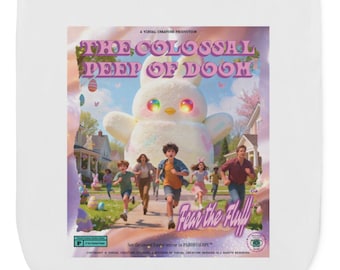 The Colossal Peep of Doom (1992) Tote Bag | Funny Easter Peep Parody Tote Gift | VCD Design