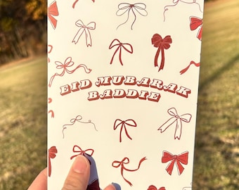 Eid Mubarak Baddie Greeting Card