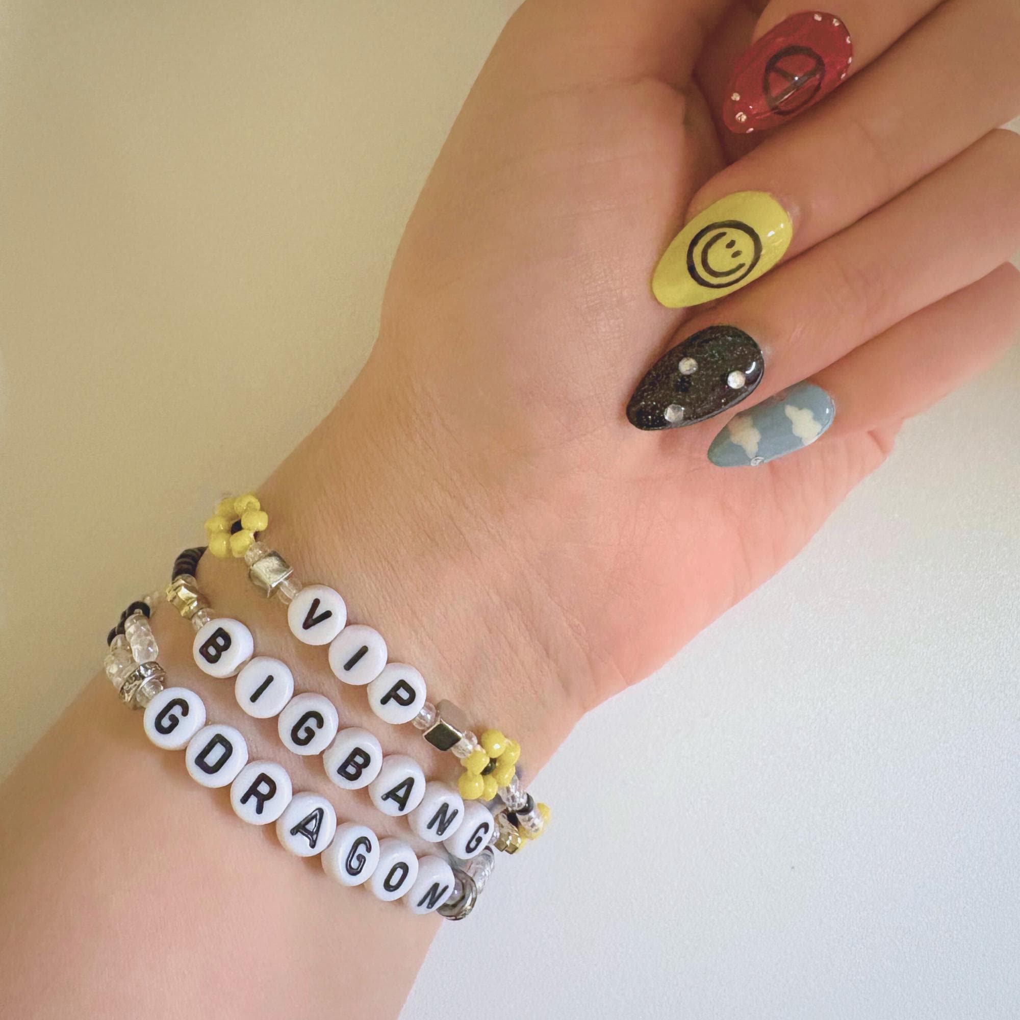 BIGBANG Beaded Bracelet Set | Handmade KPOP Bracelets | VIP