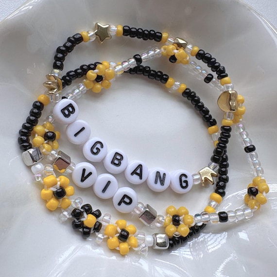 BIGBANG Beaded Bracelet Set | Handmade KPOP Bracelets | VIP