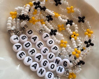BIGBANG Members | Member Set | Handmade Kpop Beaded Bracelet | VIP Bigbang Bracelets