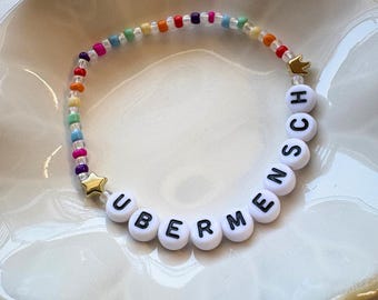 GDRAGON | UBERMENSCH Beaded Bracelet | Handmade KPOP Bracelet