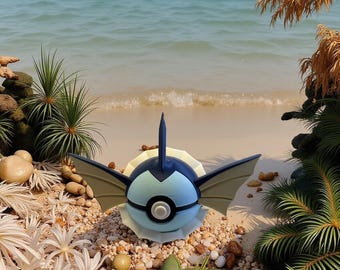 Vaporeon 3D Printed Fan Art Collectible