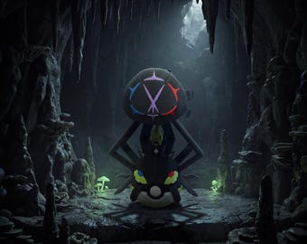 Mega Zygarde 3D Printed Fan Art Collectible