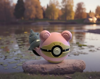 Slowbro 3D Printed Fan Art Collectible