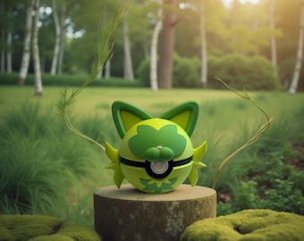 Sprigatito 3D-geprint fanart-verzamelobject