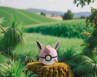Wigglytuff 3D Printed Fan Art Collectible