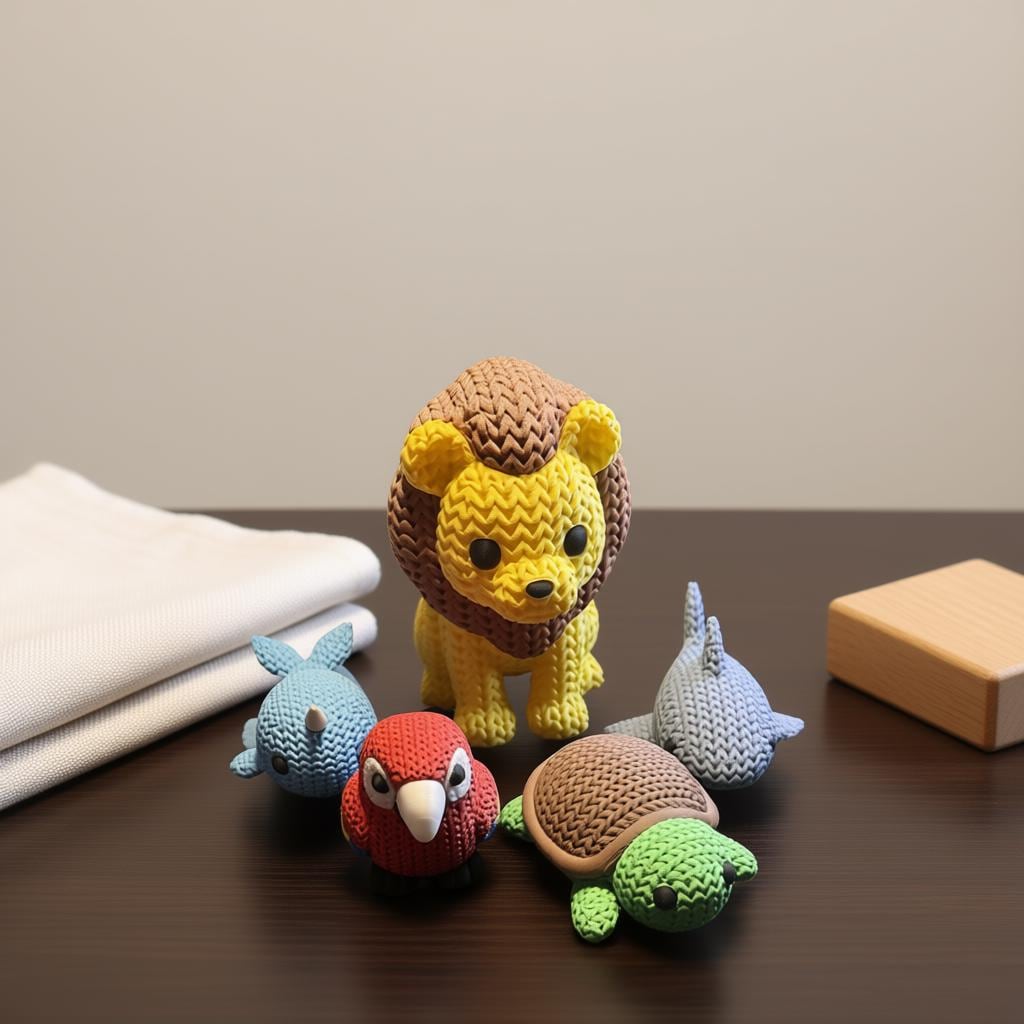 Knitted Animals (Set 2)