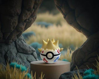 Togepi 3D Gedrucktes Fan Art Sammlerstück