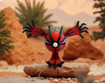 Yveltal 3D Gedrucktes Fan Art Sammlerstück