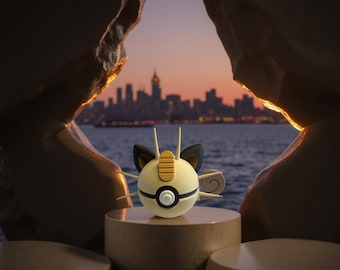 Meowth 3D Printed Fan Art Collectible