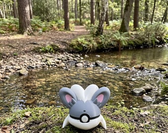 Cinccino 3D Printed Fan Art Collectible