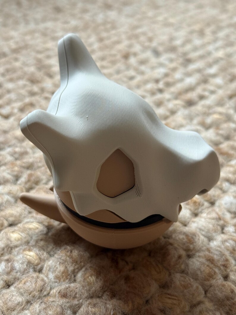 Cubone 3D Printed Fan Art Collectible - Etsy