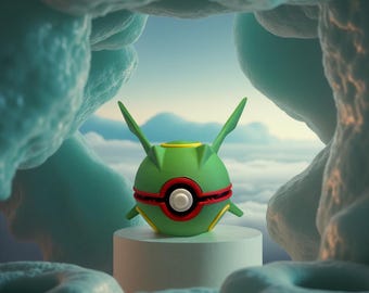 Rayquaza 3D Printed Fan Art Collectible