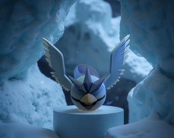 Articuno 3D Printed Fan Art Collectible