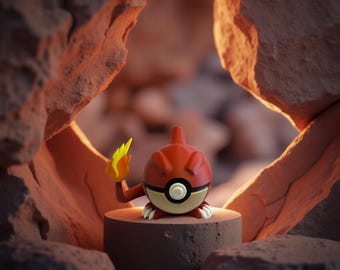 Charmeleon 3D Printed Fan Art Collectible