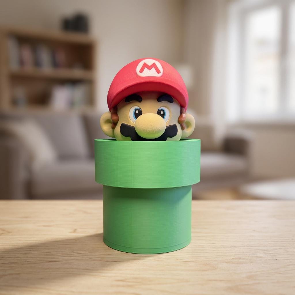 Mushroom Kingdom Storage Bin
