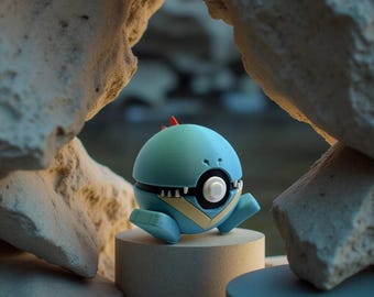 Totodile 3D Printed Fan Art Collectible