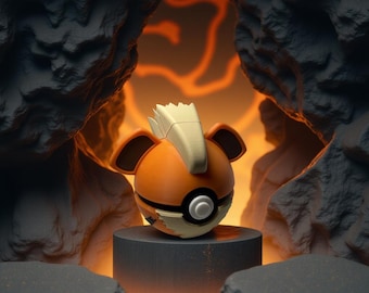 Growlithe 3D Printed Fan Art Collectible