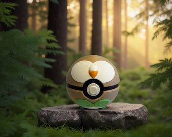 Rowlet 3D Printed Fan Art Collectible