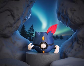 Sneasel 3D Printed Fan Art Collectible