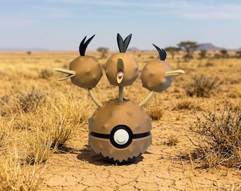 Dodrio 3D Printed Fan Art Collectible