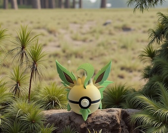 Leafeon 3D Printed Fan Art Collectible