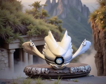 Reshiram 3D-geprint fanart-verzamelobject