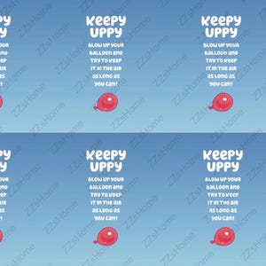 Blauer Hund unter dem Motto Mitbringsel digitaler Download: Keepy Uppy