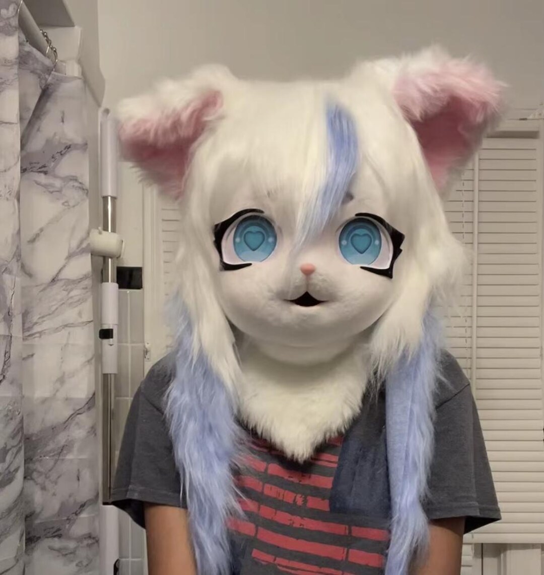 Custom Kigurumi Cosplay Costume Set | Handmade Animal Head Mask With ...