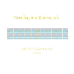 Plaid Bookmark | Digital Needlepoint Chart