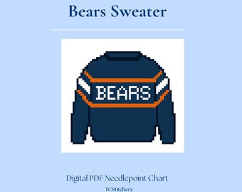 Suéter Bears | Gráfico Digital de Bordado