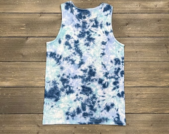 Tie-Dye Kids Tank, Kids Tie-Dye Shirt, Kids Tie-Dye, Tie-Dye, Youth Tank Top, Tie-Dye Tank, Tie Dye, Blue Tie-Dye