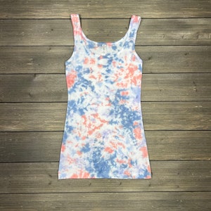 Tie-Dye Tank Top, Tie-dye, Women’s Tie-Dye Tank, Yoga Tank, Boho, Pastel, Tie-Dye Tank Top, Tie Dye Shirt, Pastel Tank Top, TieDye