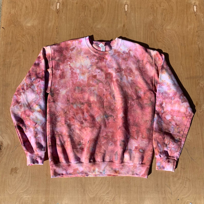 Tie-Dye Shirt Tie-Dye Sweatshirt Loungewear Sweatshirt Earth Tones Tie-Dye Crewneck Sweatshirt Terra Cotta TieDye Women\u2019s Tie-Dye
