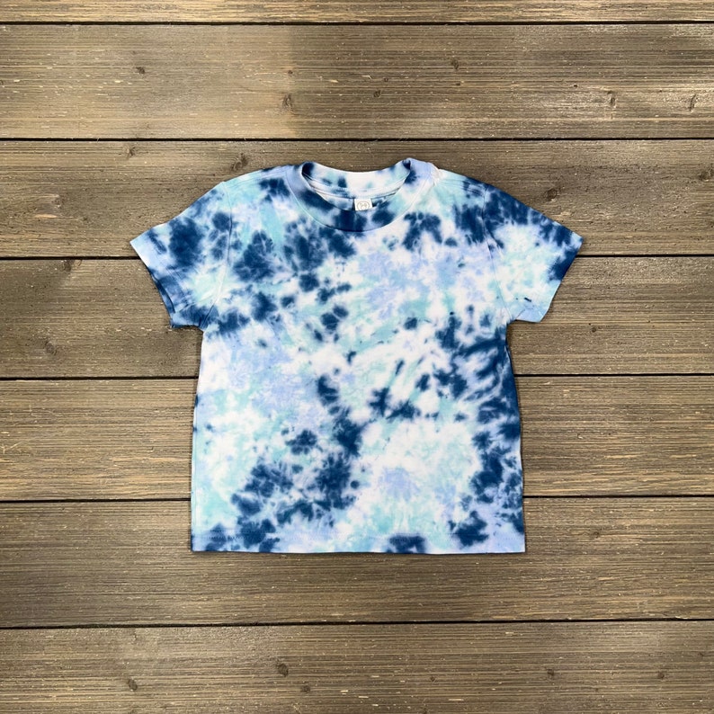 Tie-Dye T-shirt, Tie-dye, Kids Tie-Dye, Toddler TieDye, Baby TieDye, Tie Dye, Blue Tie Dye, Baby TieDye, Tie Dye Tee image 1