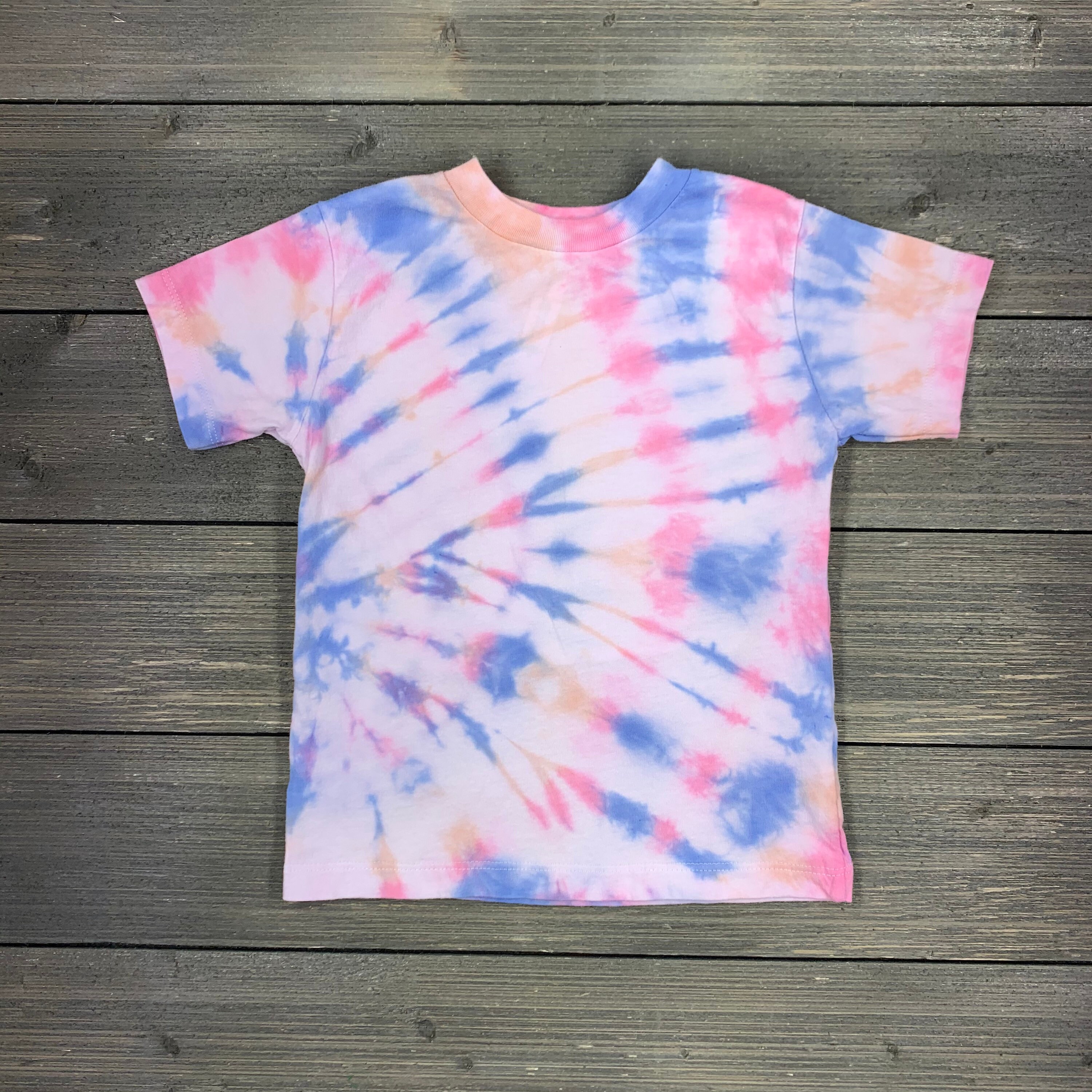 Girls TieDye Toddler Tee Kids TieDye Tshirt Baby Gift Etsy