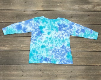 Tie-Dye Toddler T-shirt Long Sleeve, Toddler Shirt, Tie Dye Shirt, Toddler Tie-Dye, Blue Tie Dye, Tie-Dye Shirt, Pastel, Kids Tie Dye