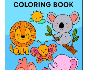 Kids Colouring Books with Affirmations, Motivational Coloring Pages, Self-Love & Mindfulness Printables