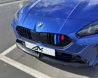 Inserts de calandre brillant à rayures tricolores pour BMW Série 1 F70 M Sport - Royaume-Uni