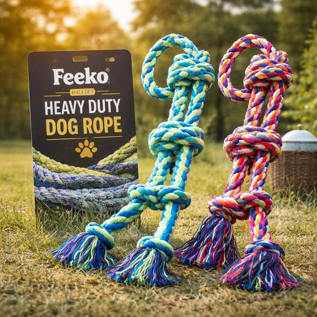 Heavy Dog Rope Heavy Duty Dog Rope Toy 2-pack: Tug of War for Aggressive Chewers - Etsy
